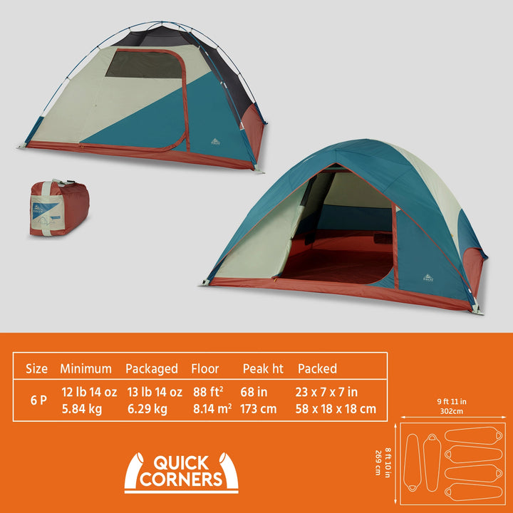 Kelty Discovery Basecamp Backpacking Tent 4P / 6P