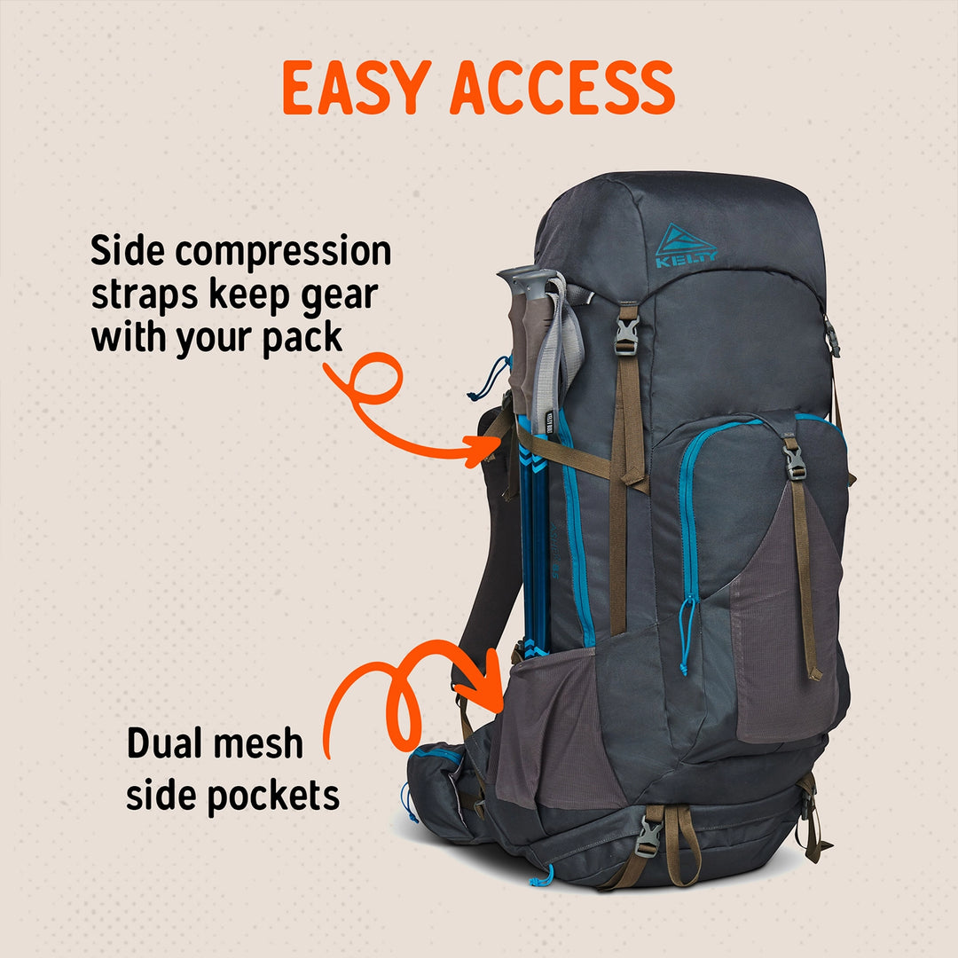 Kelty Asher 85L Backpack – Kaviso, LLC Kelty Asher 85L Backpack – Kaviso, LLC