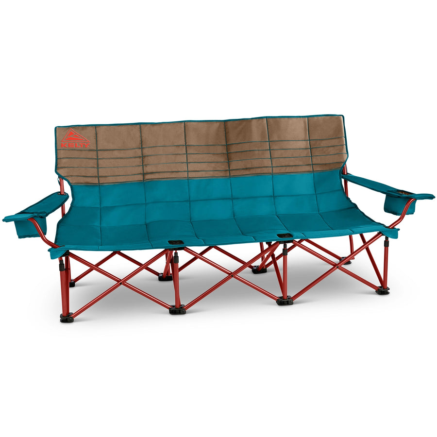 Kelty Lowdown Couch - 3 Person Capacity Camping Chair Camp Chair for lounging, campfire, camping Deep Lake/Fallen Rock