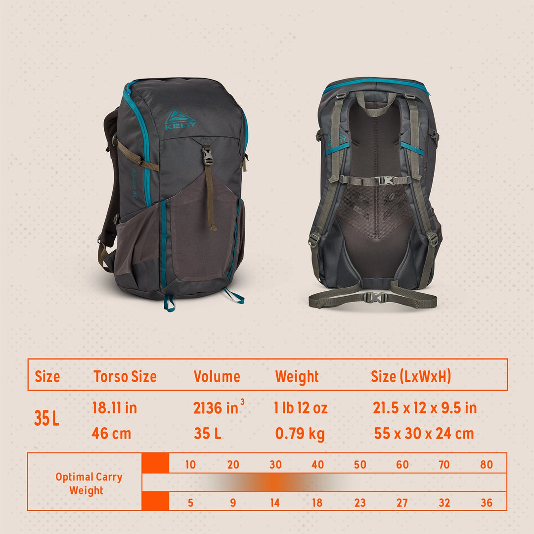 Kelty Asher 35L Backpack – Kaviso, LLC Kelty Asher 35L Backpack – Kaviso, LLC