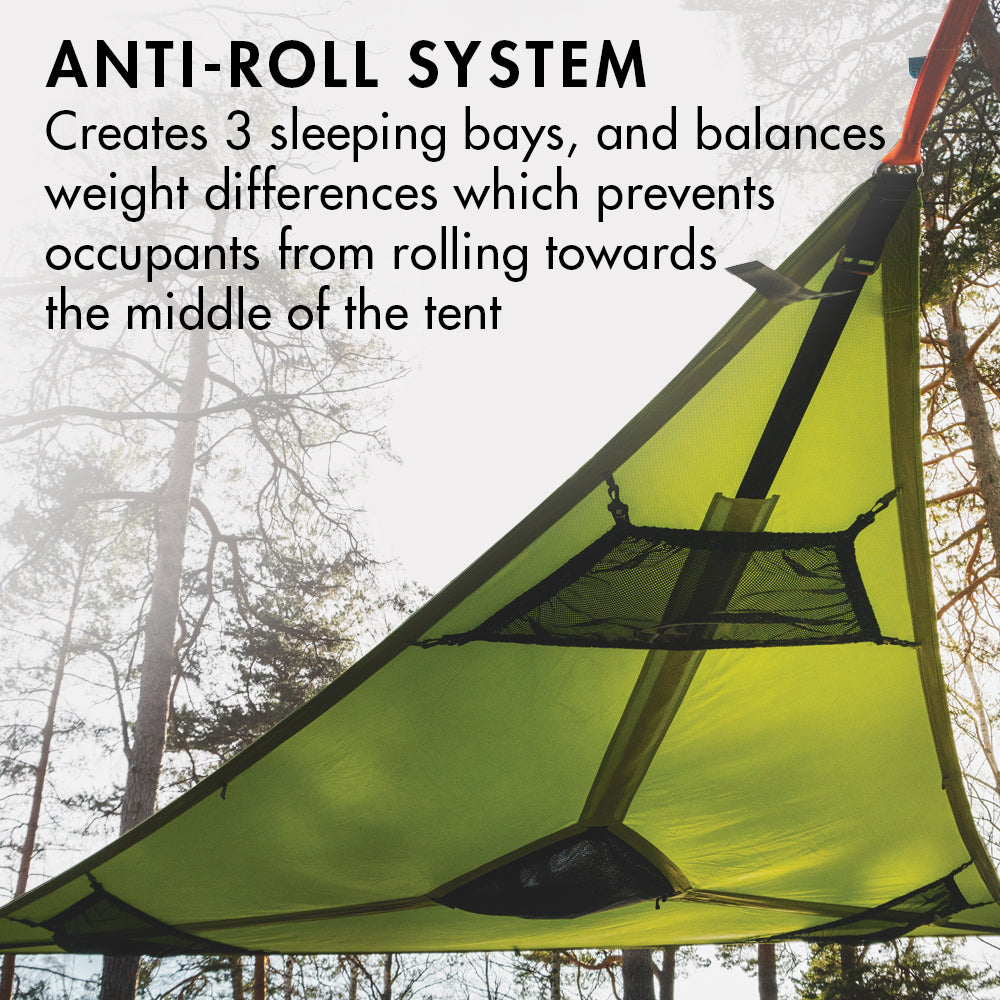 Tentsile Trillium Giant 3-Person Camping Hammock (3.0) Green Fabric