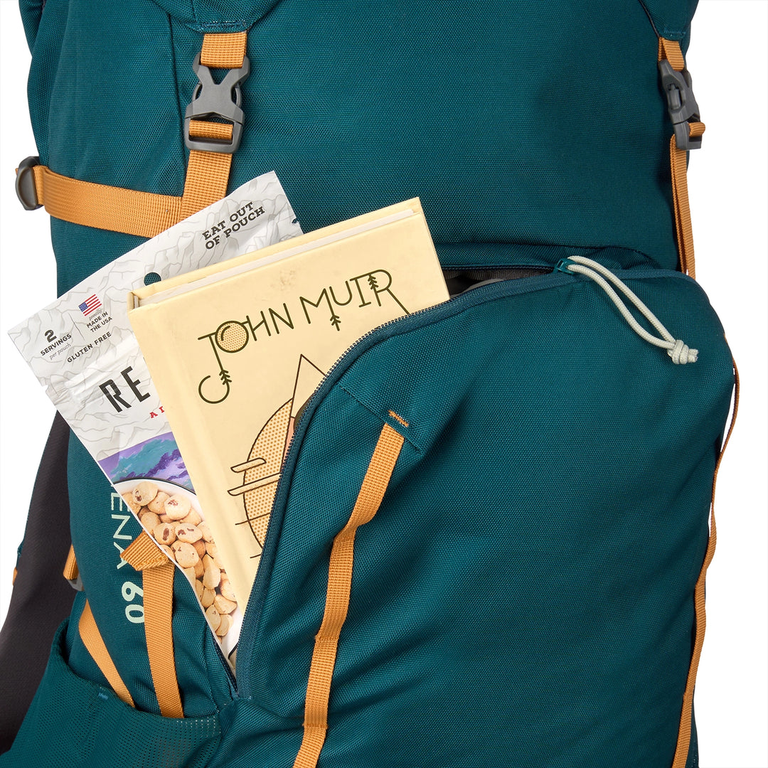 backpack kelty daypack 60l Kelty Nena 60L W Deep Teal Backpack