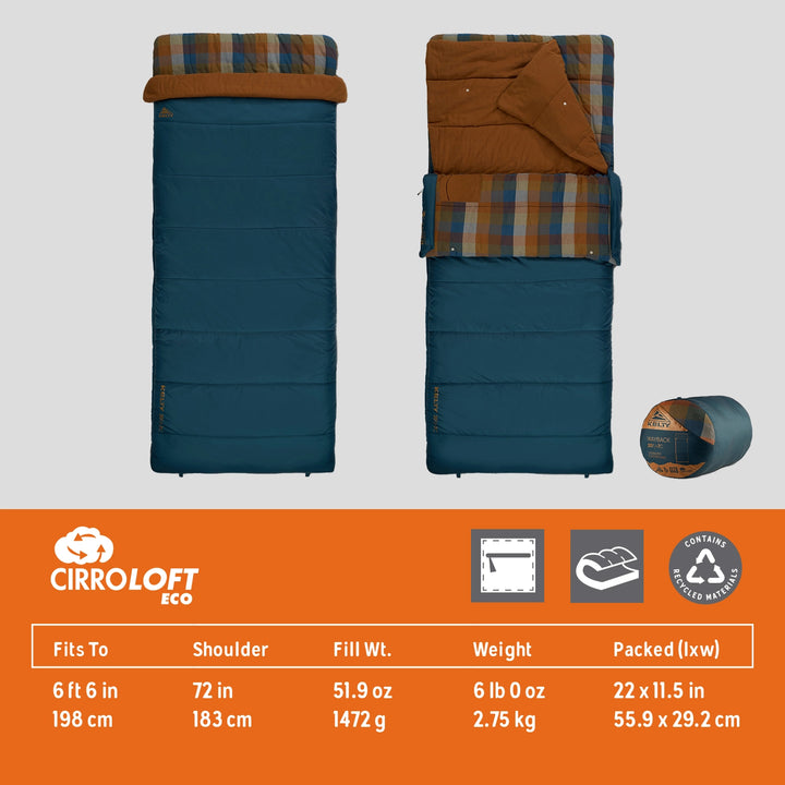 Kelty Wayback 20 Degree Sleeping Bag