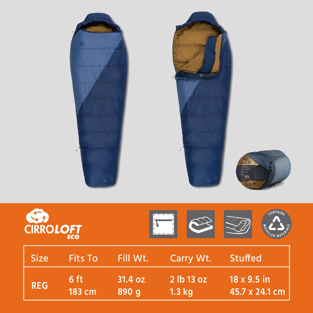 Kelty Cosmic Synthetic 20 Degree Sleeping Bag 2025