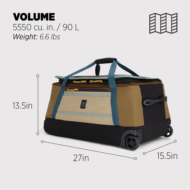 Topo Designs Mountain Duffel Roller 90L