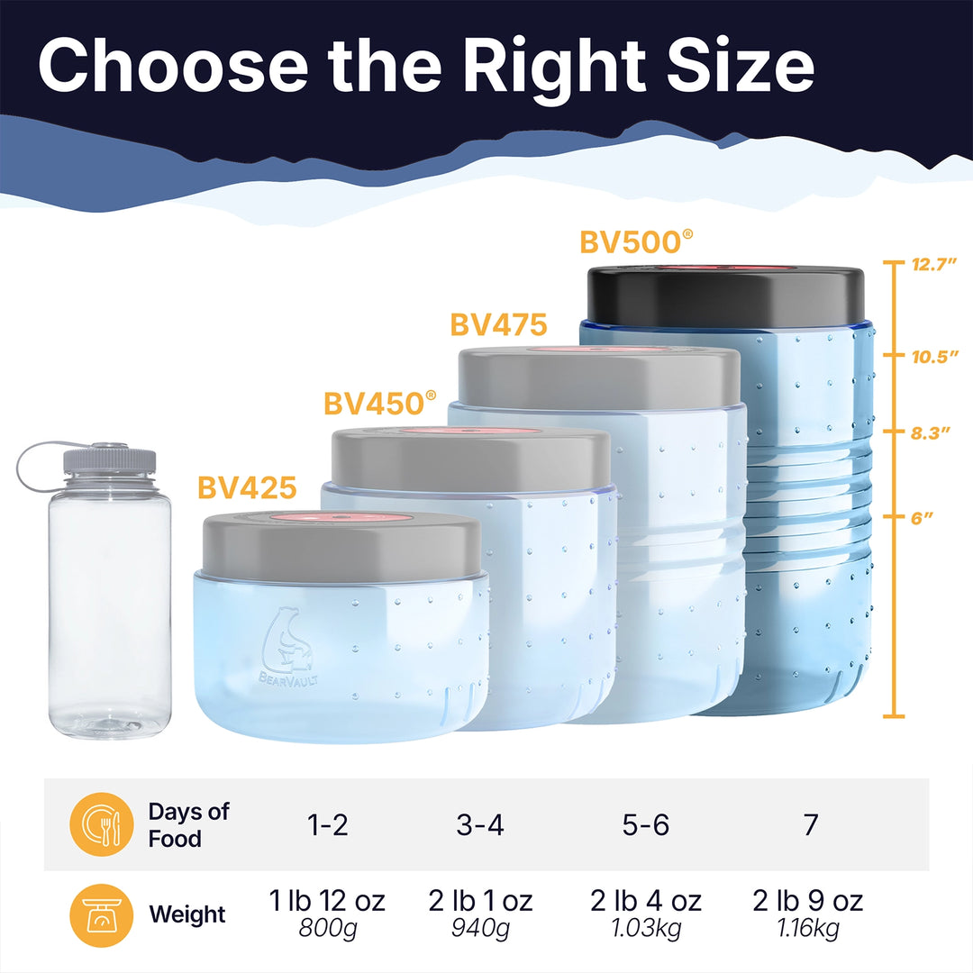 BearVault BV500 - Journey Bear Resistant Food Cannister