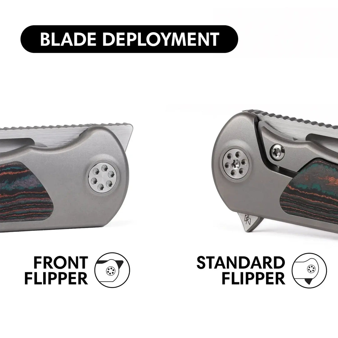 Kaviso x Sharp by Design Mini Tempest Deployment Comparison, Front Flipper vs. Standard Flipper