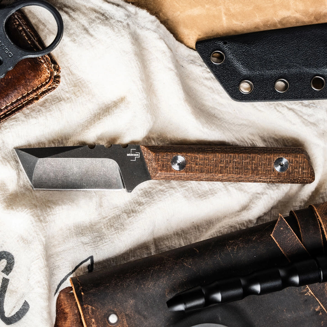 Boker Plus Thicker Clipper Fixed Blade