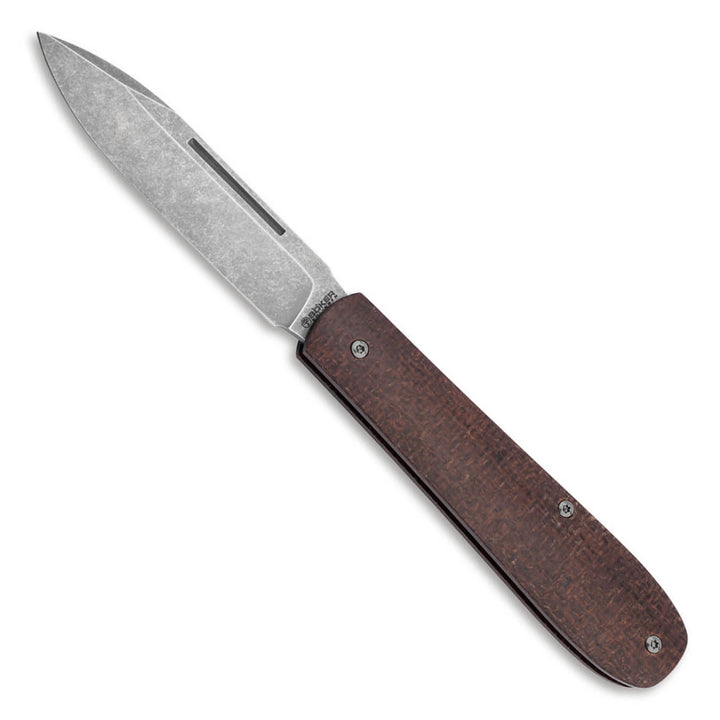 Boker Coffin Ultem, Denim or Jute Micarta Magnacut
