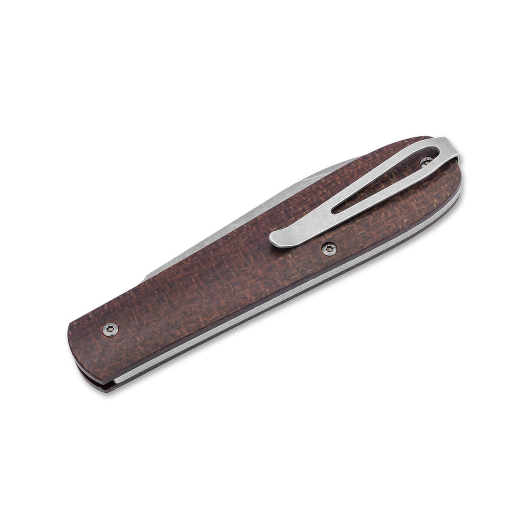 Boker Coffin Ultem, Denim or Jute Micarta Magnacut