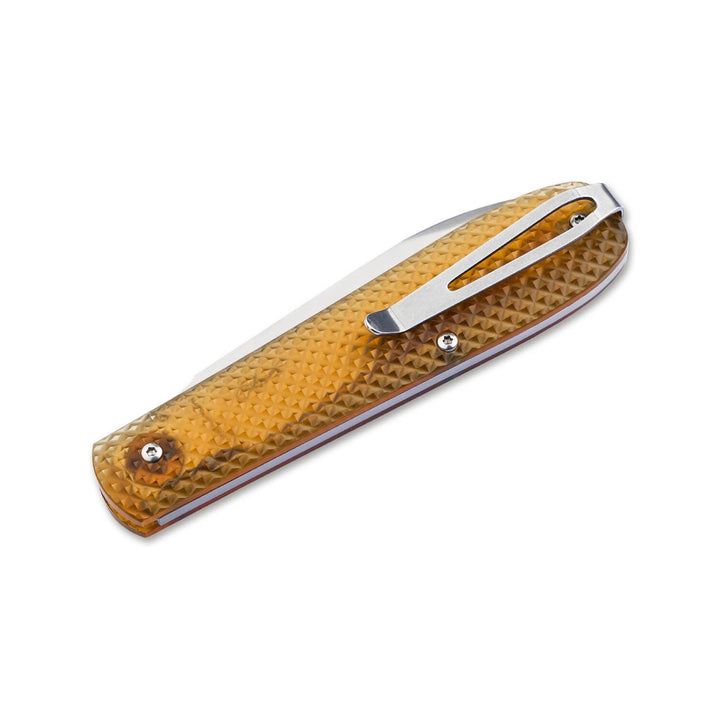 Boker Coffin Ultem, Denim or Jute Micarta Magnacut
