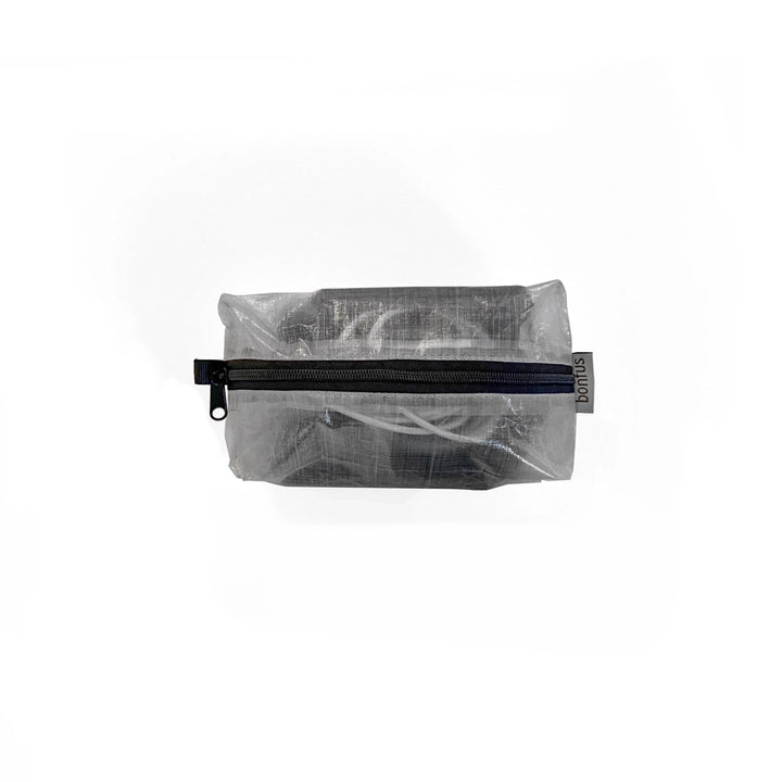 Bonfus Ditty Bag DCF ultralight - Dyneema composite fabric zippered pouch for toiletries and small hiking essentials