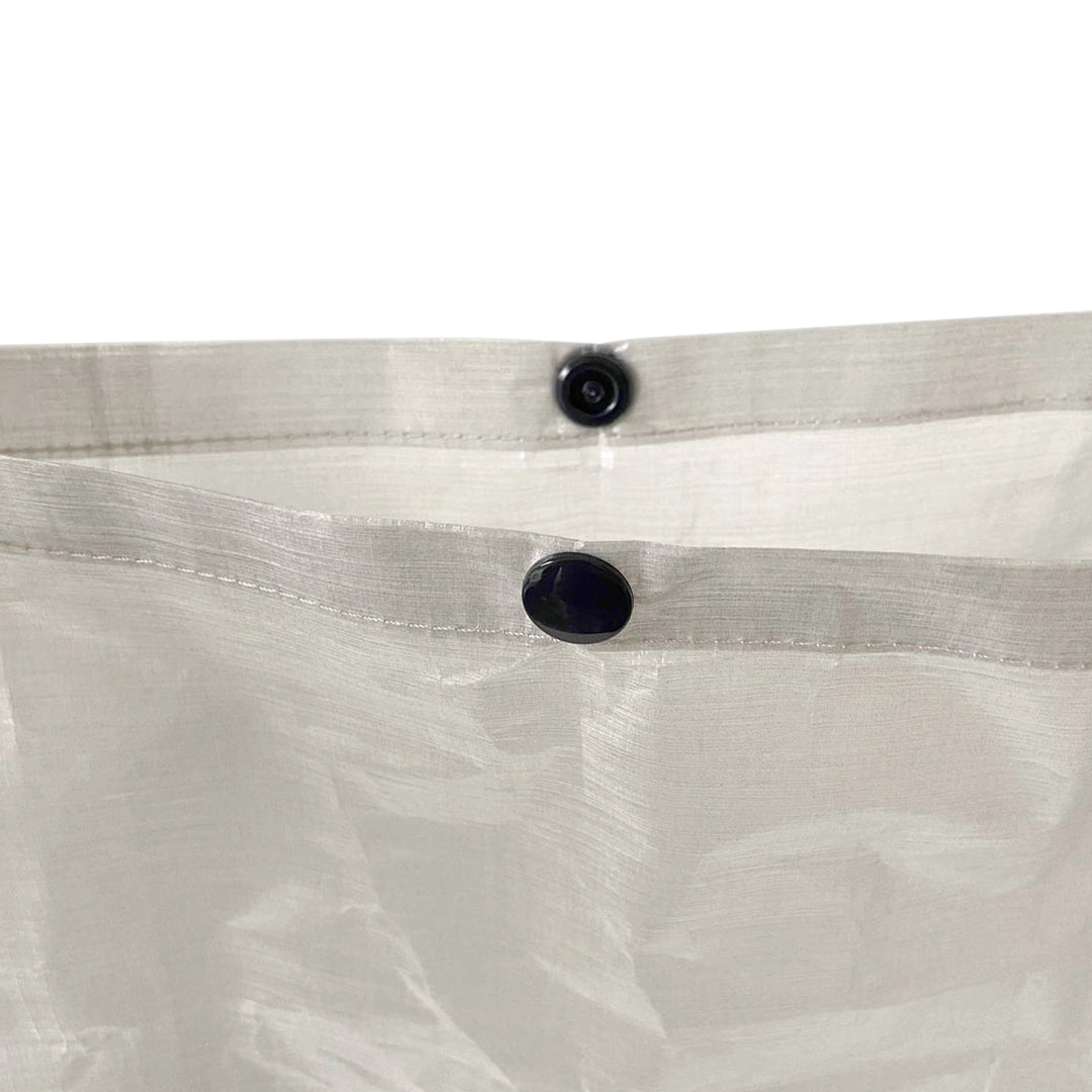 Bonfus Food Bag DCF ultralight detail - Dyneema fabric texture and construction of ultralight food storage bag