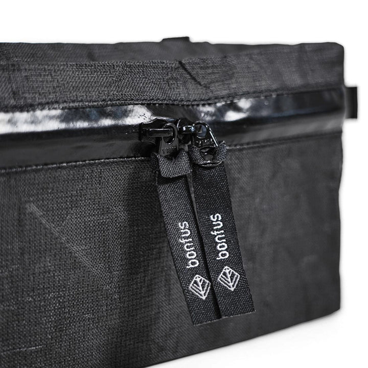 Bonfus Hip Belt Pocket rear view - attachment system for connecting to ultralight backpack hip belt