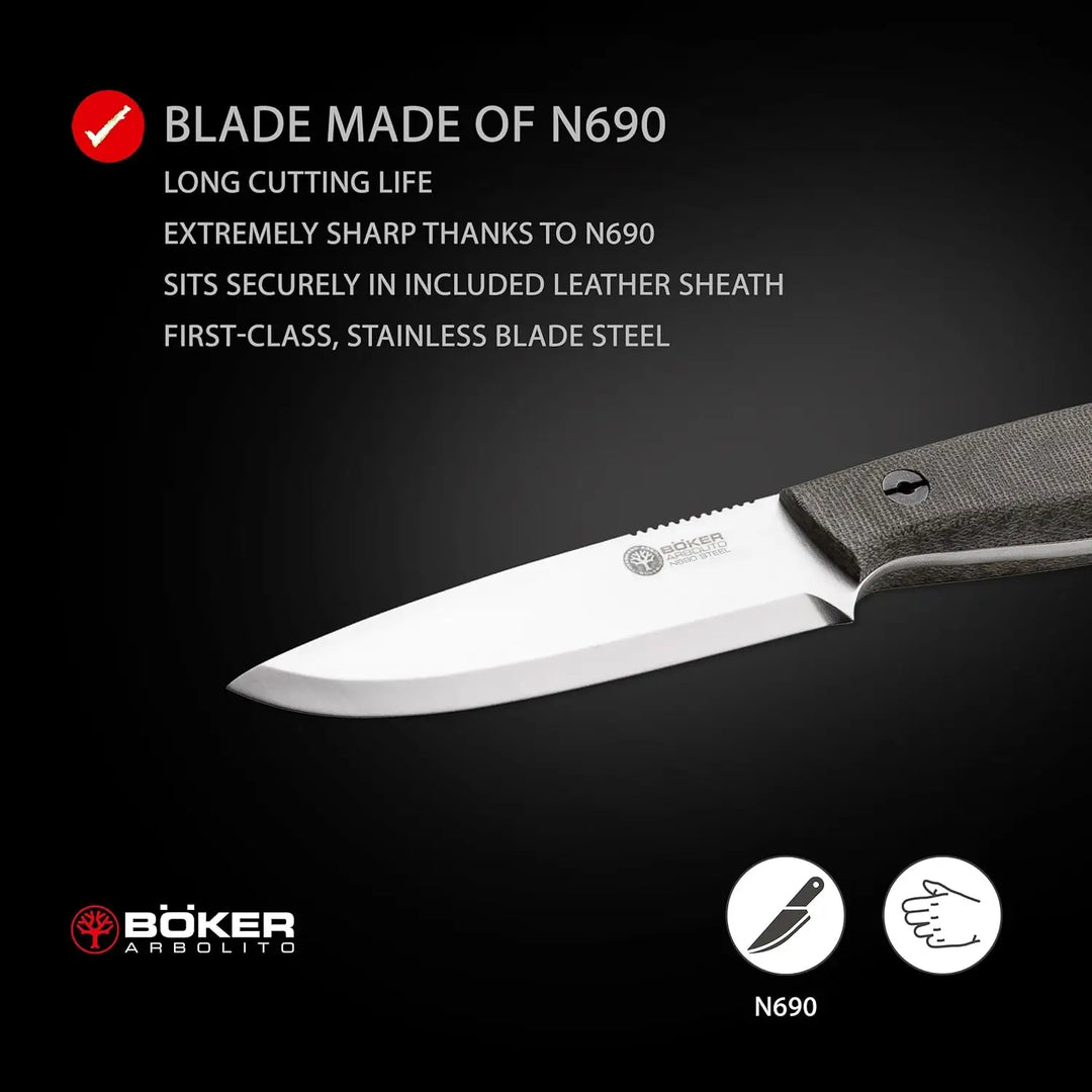 Boker Arbolito Bushcraft Micarta