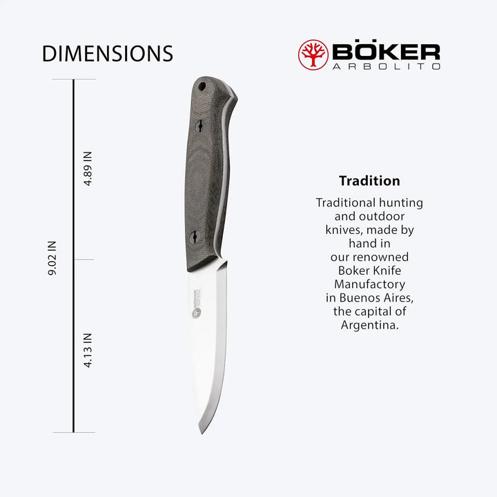 Boker Arbolito Bushcraft Micarta