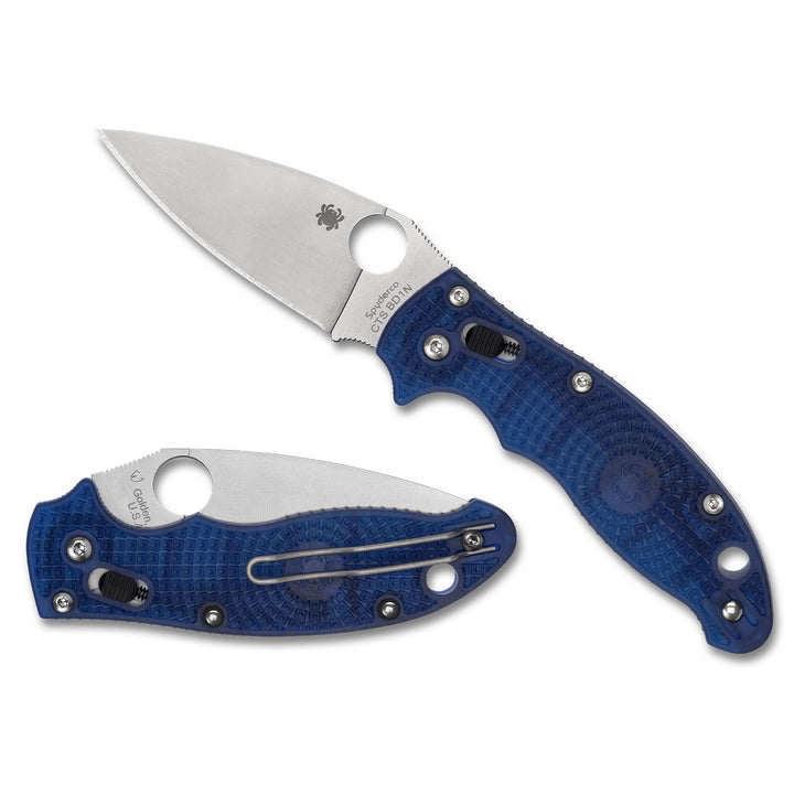 Spyderco Manix 2 Translucent Blue Lightweight