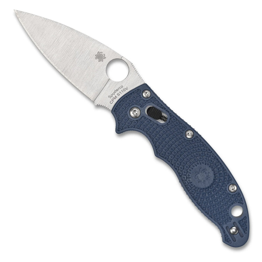 Spyderco Manix 2 Lightweight FRN Dark Blue - Open Box Folding Knife, open view