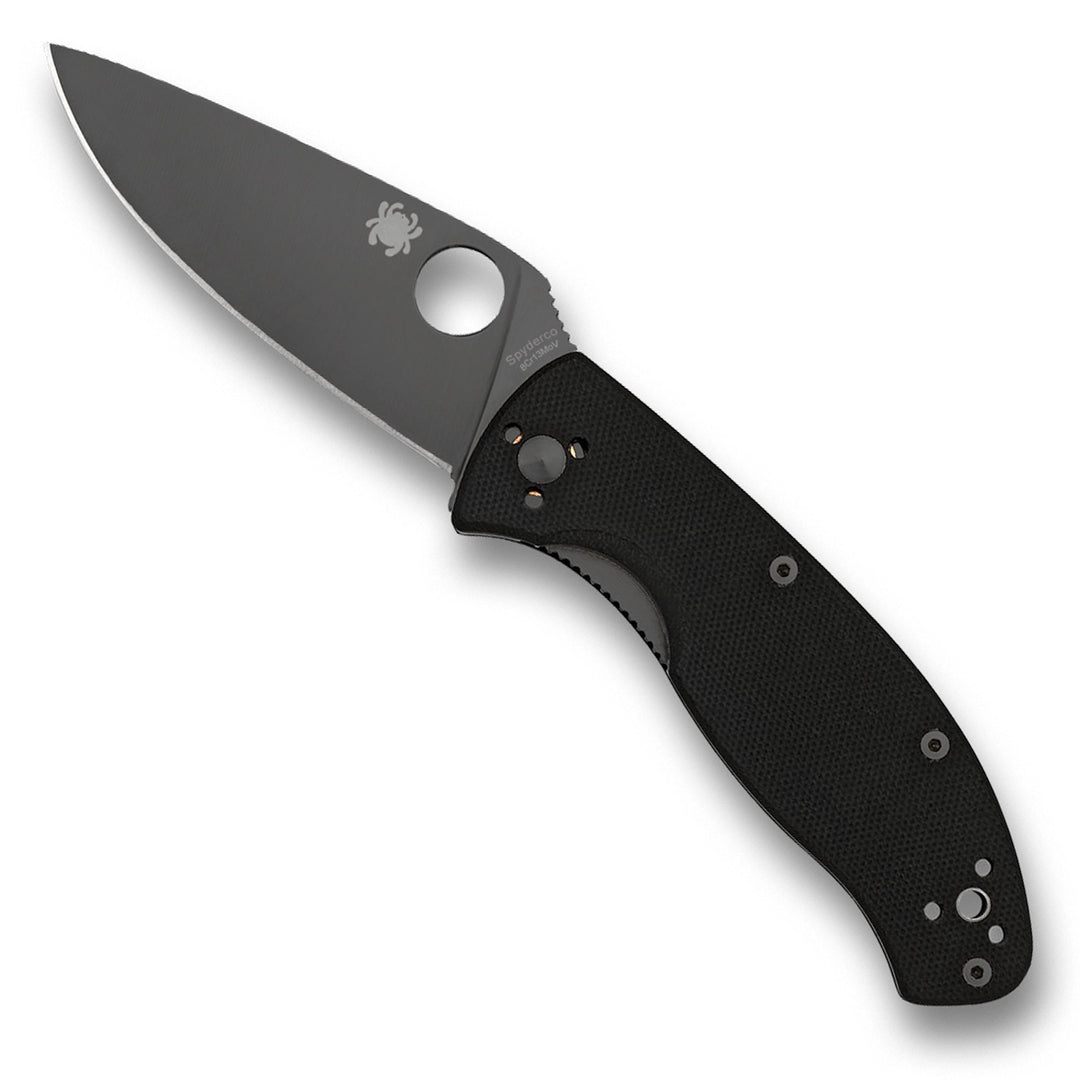 Spyderco Tenacious G10 Black Blade C122GBBKP - Open Box