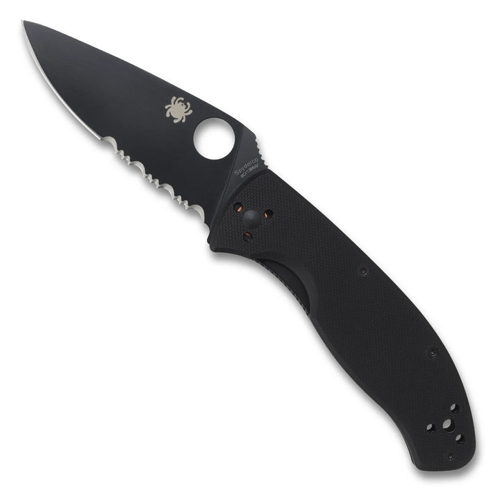 Spyderco Tenacious G10 Black Blade C122GBBKP - Open Box