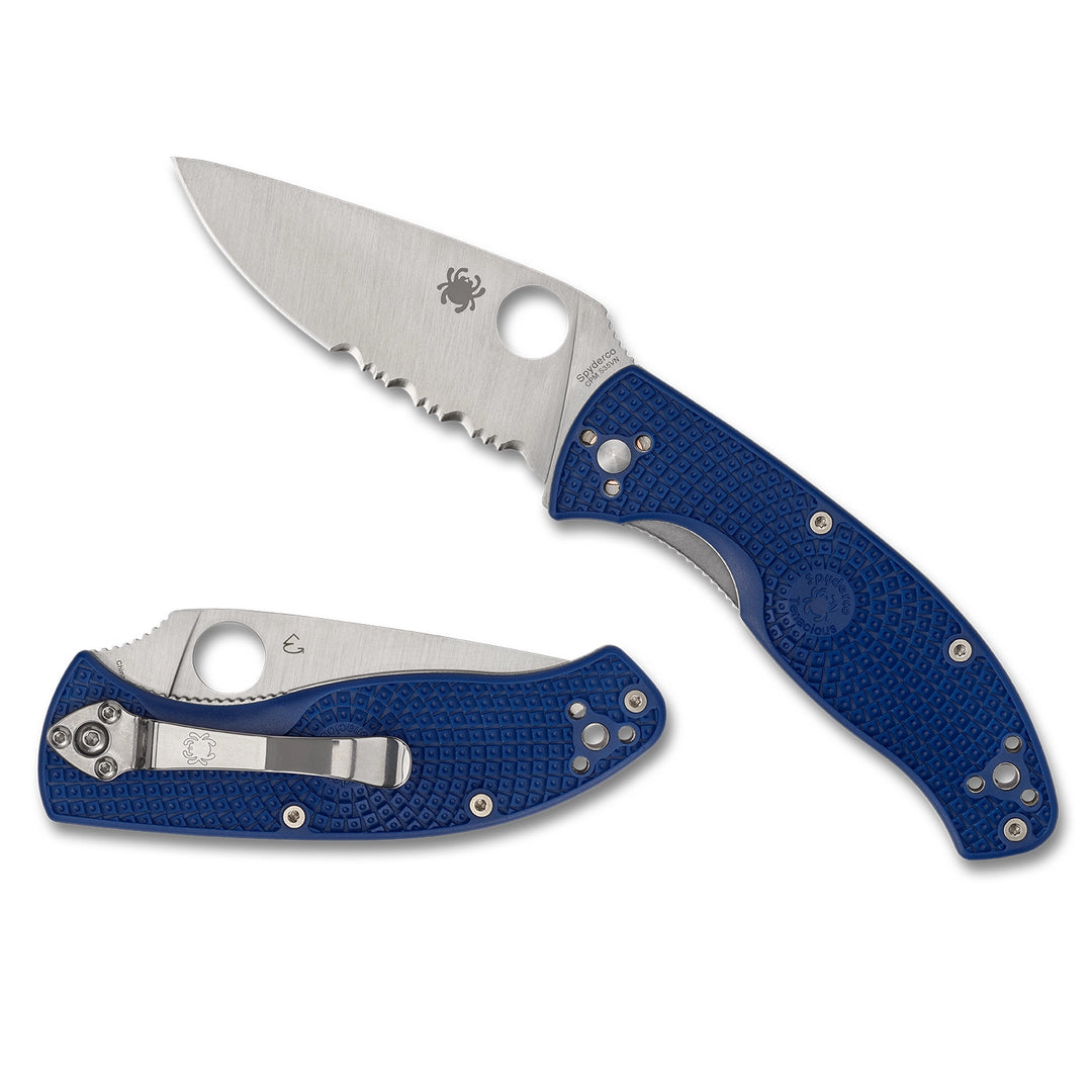 Spyderco Tenacious Lightweight FRN S35VN Blade C122PBL - Open Box