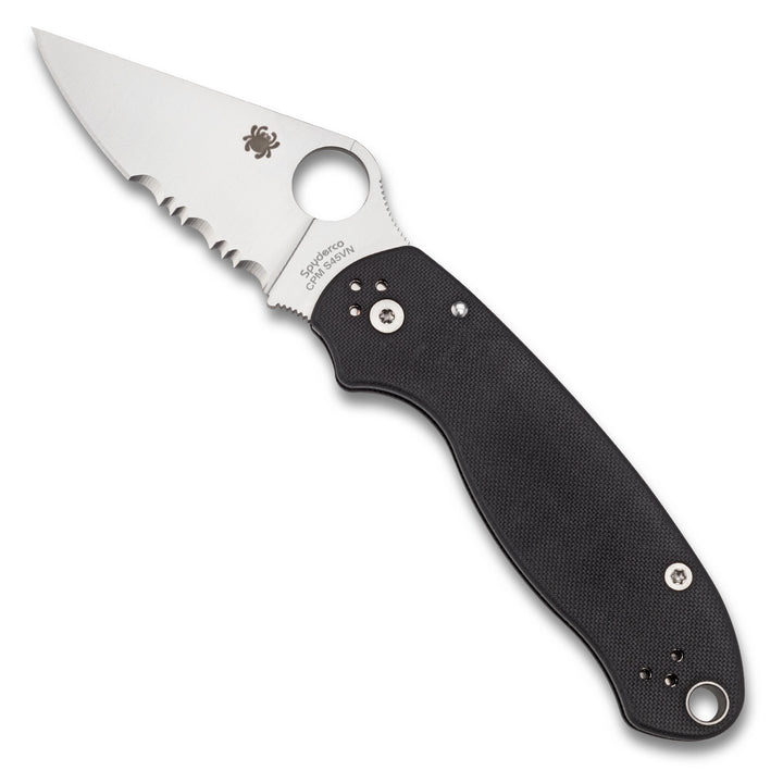 Spyderco Para 3 Combination Edge Black G10 C223GPS