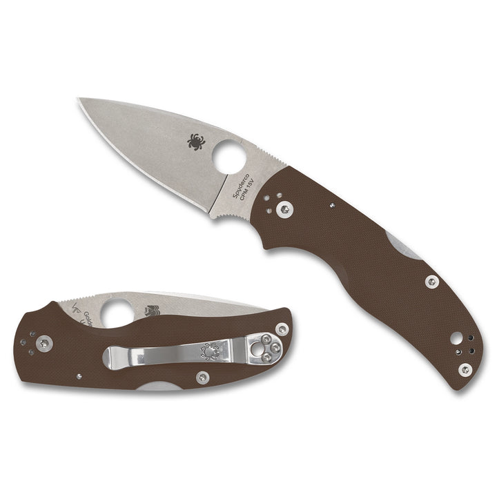 Spyderco Native 5 Brown Sprint Run C41GPBN15V5