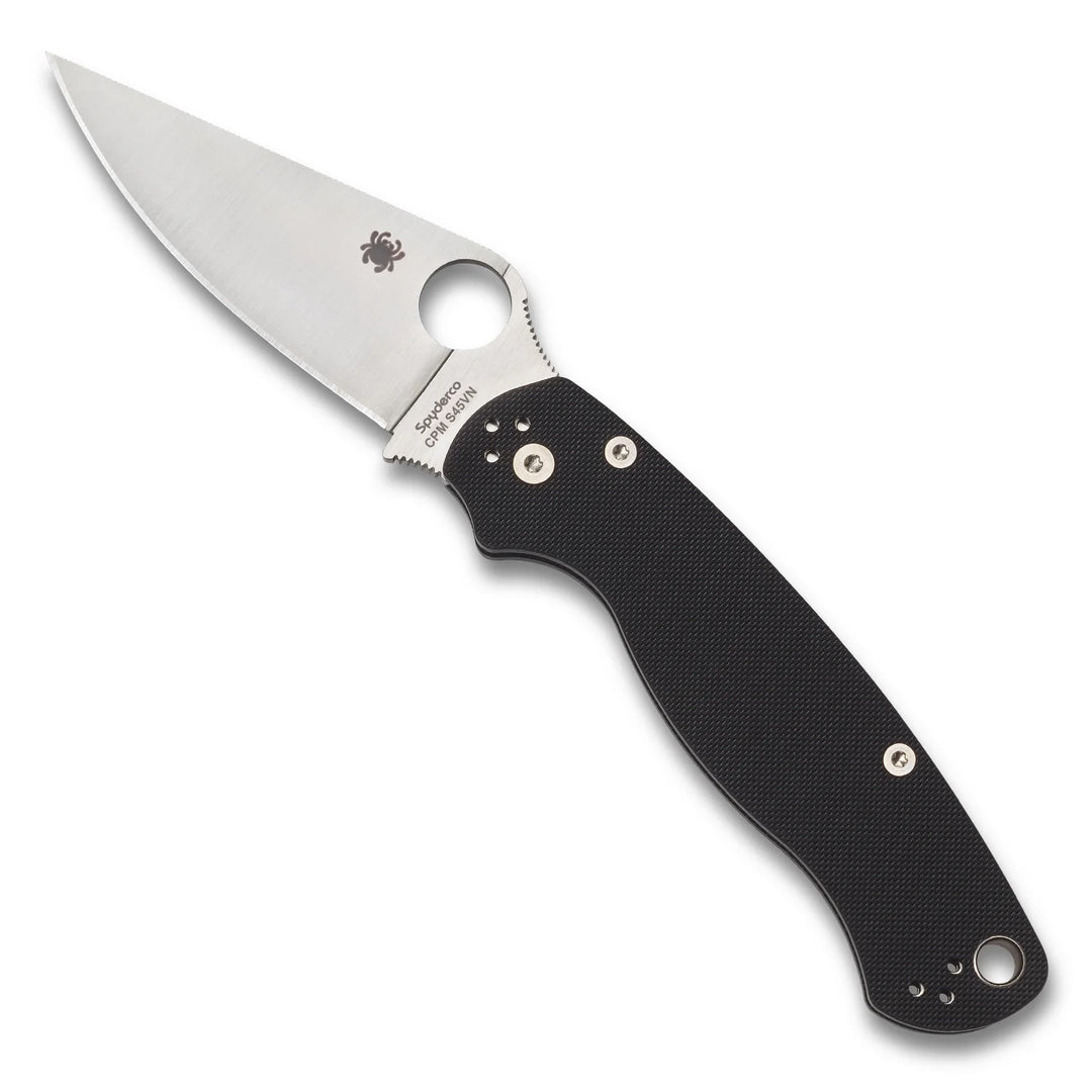 Spyderco Para Military 2 G-10 Black PlainEdge - Open Box