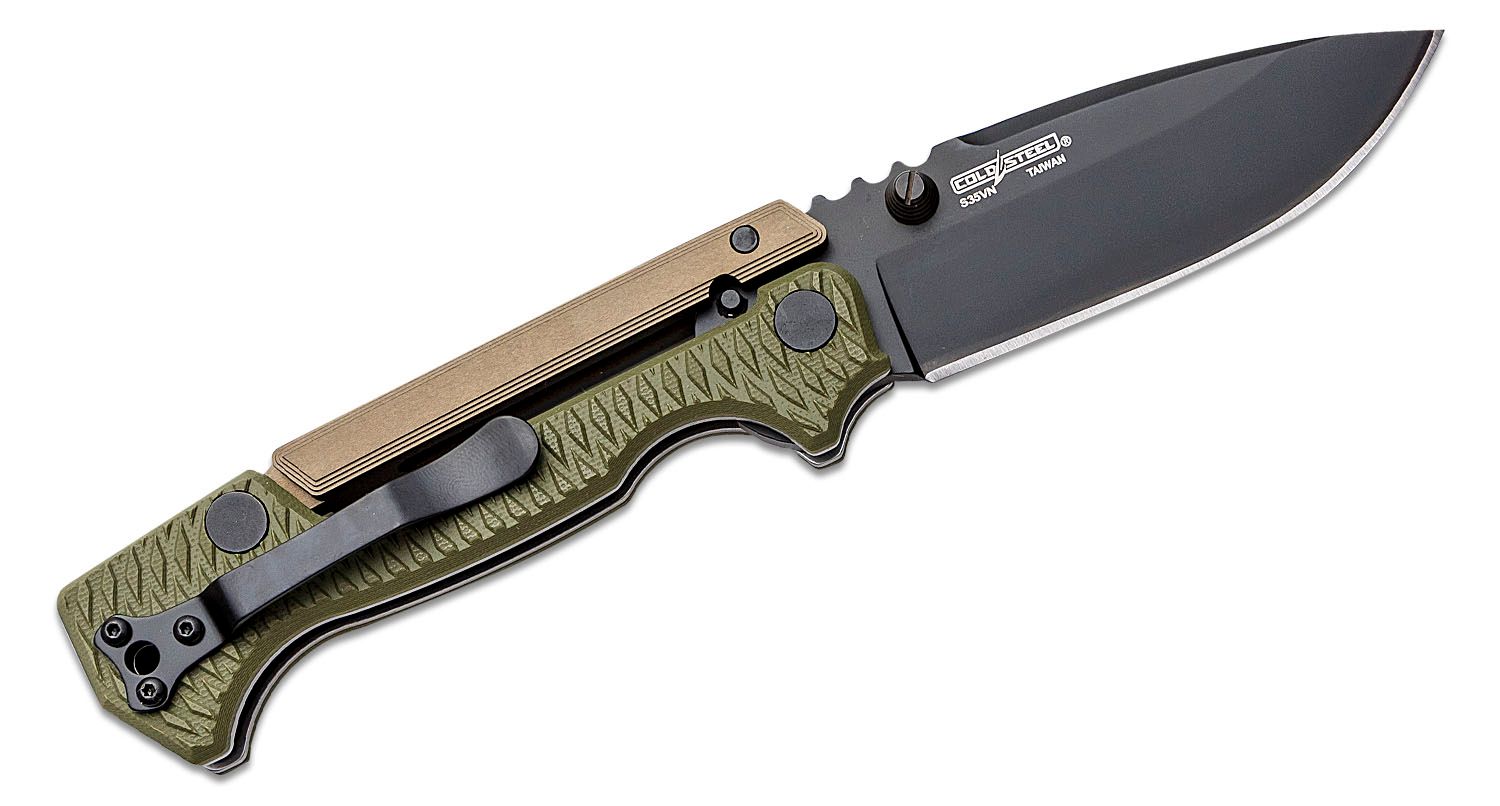Cold Steel Andrew Demko AD-15 - OD Green/Black – Kaviso, LLC
