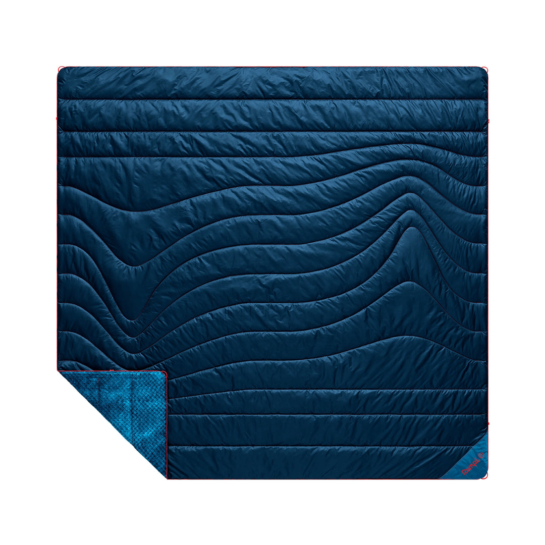 Rumpl Fleece Puffy Blanket 2P Deepwater