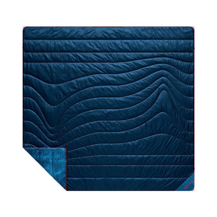 Rumpl Fleece Puffy Blanket 2P Deepwater