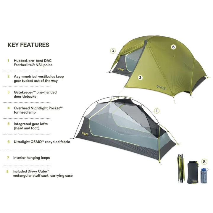featherlite tent Nemo Dragonfly OSMO 1P