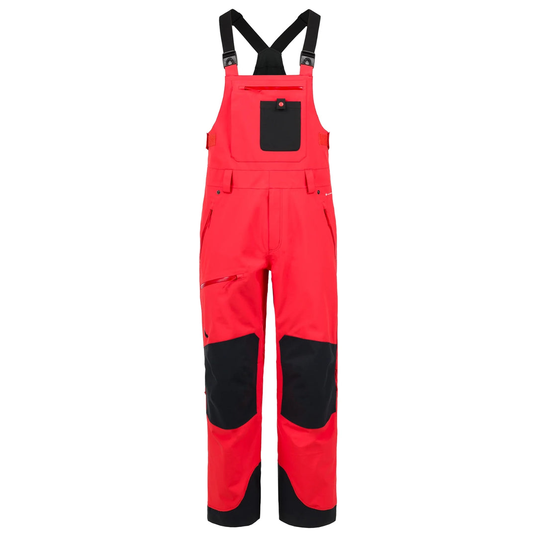 Flylow Gear Men's Baker Bib Apparel for outdoors waterproof breathable durable Magma/Black Medium