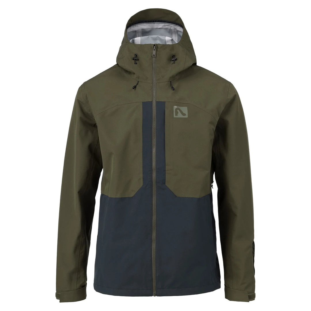 Flylow Gear Knight Jacket for skiing, hiking, outdoors, travel durable Evergreen/Black Large