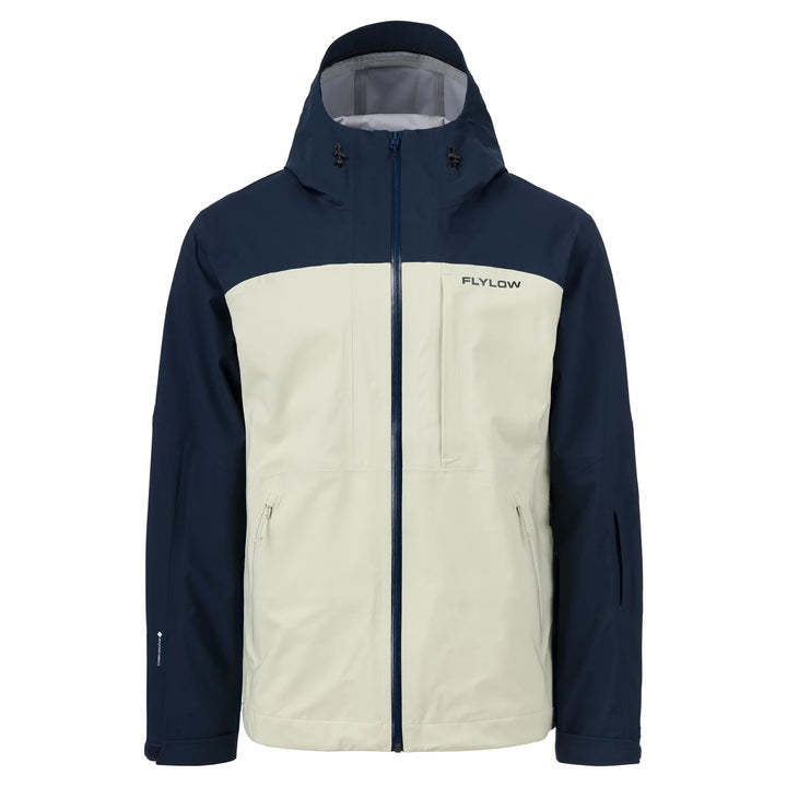 Flylow Gear Malone Jacket for skiing, biking, backcountry, hiking, outdoors recycled breathable moisture-wicking Abyss/Mist L