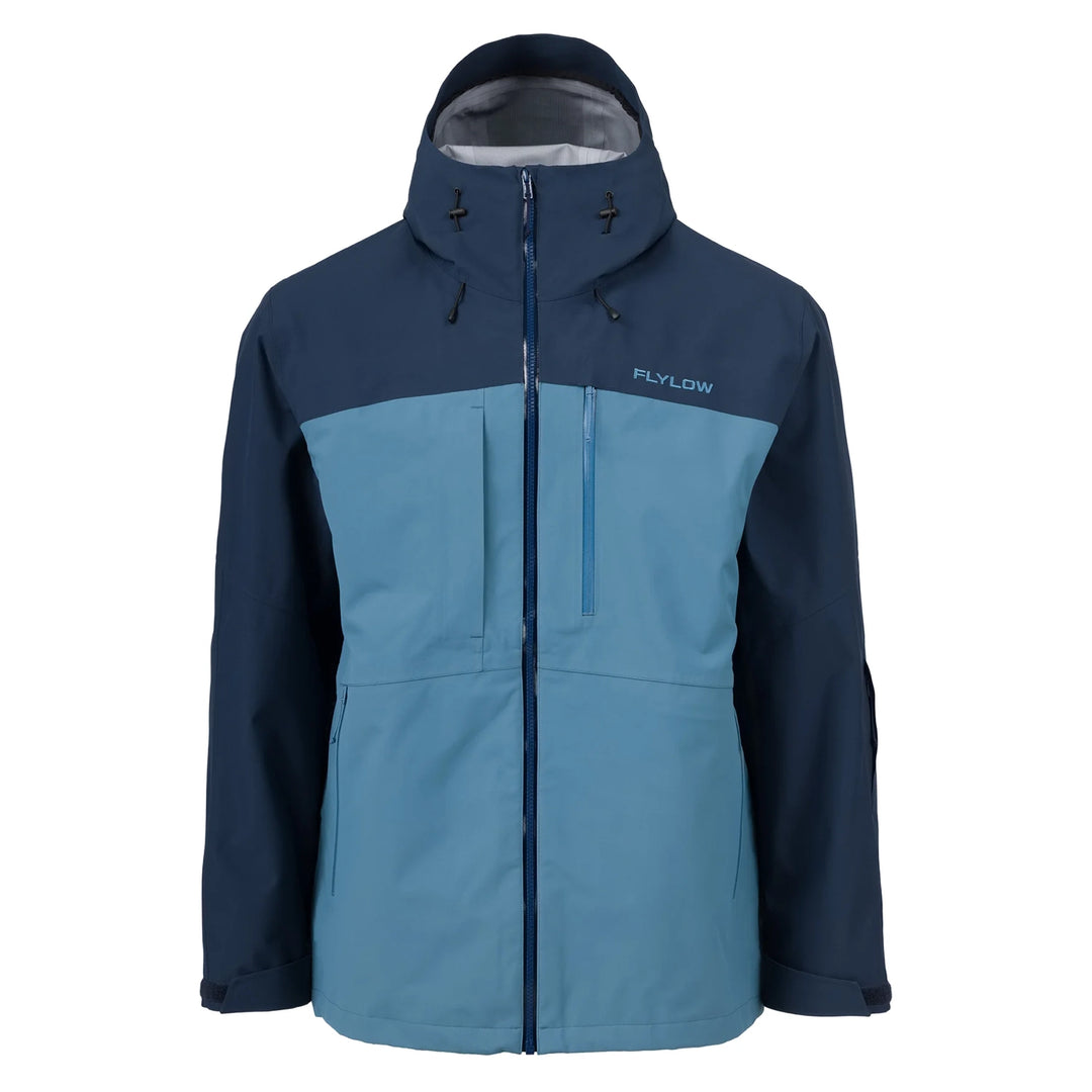 Flylow Gear Men's Quantum Pro Jacket for skiing, backcountry, hiking, outdoors, travel waterproof breathable Ocean/Abyss