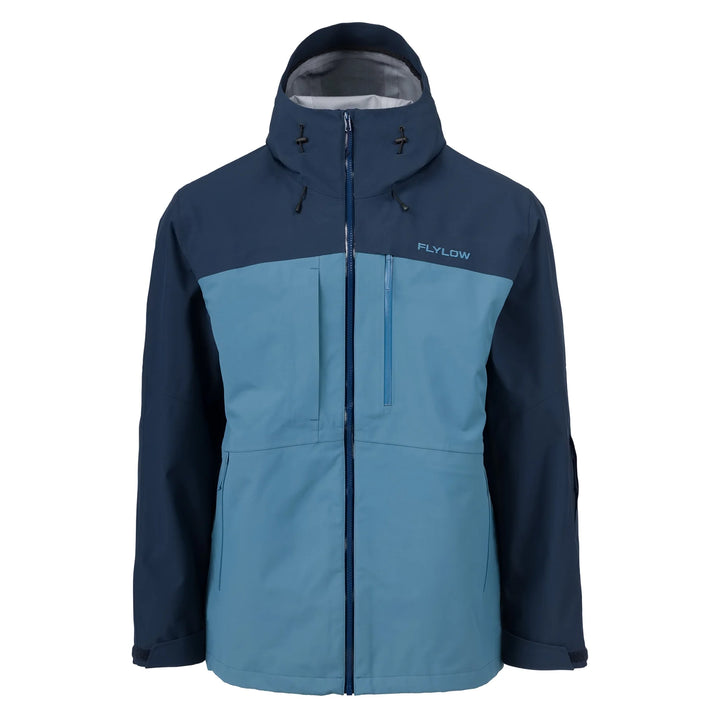 Flylow Gear Men's Quantum Pro Jacket for skiing, backcountry, hiking, outdoors, travel waterproof breathable Ocean/Abyss