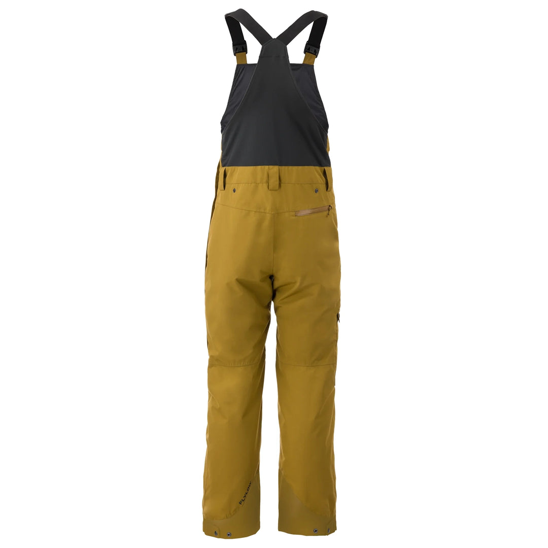 Flylow Gear Snowman Insulated Bib Apparel for skiing, outdoors waterproof insulated breathable, back view