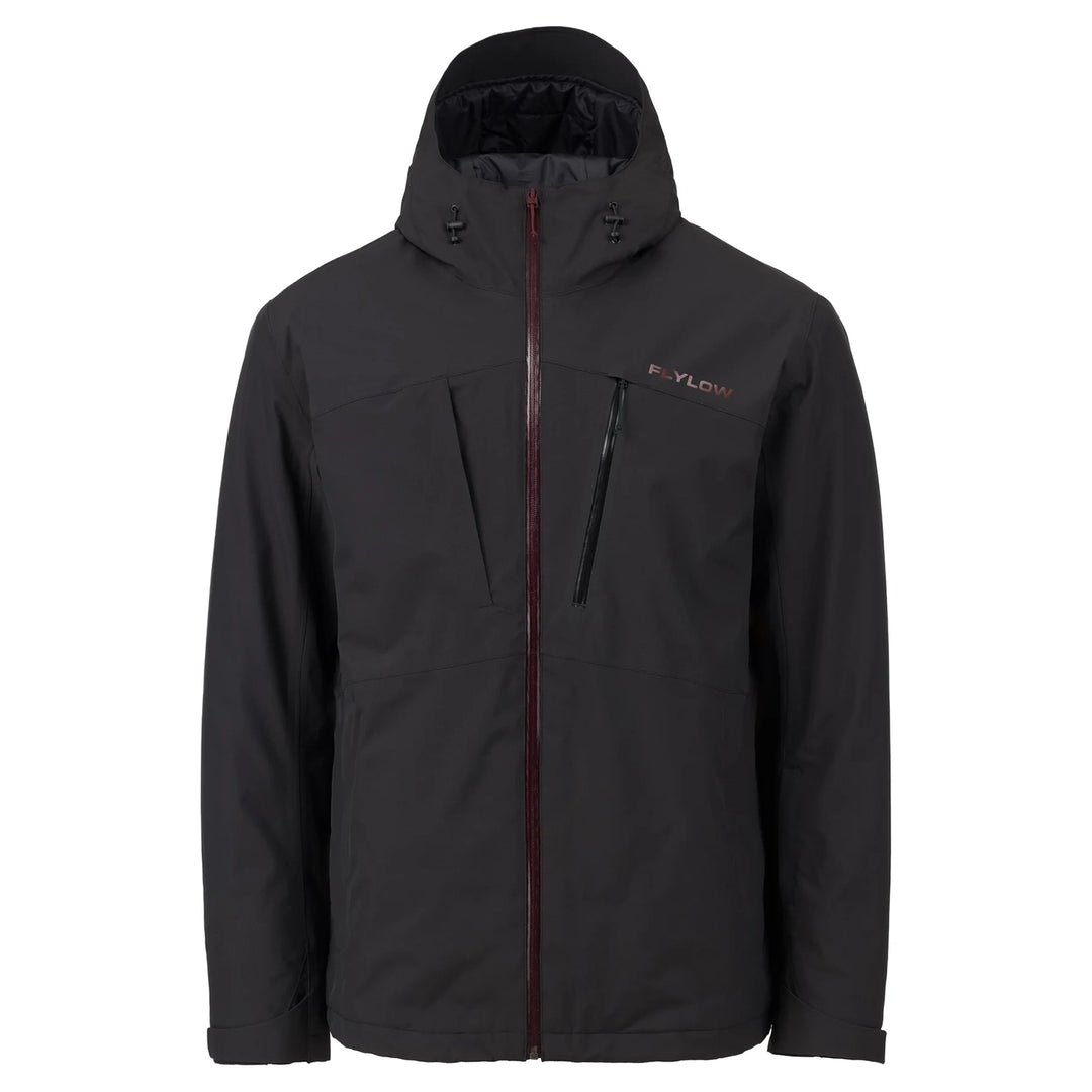 Flylow Gear Vector Insulated Jacket for biking, hiking, skiing, outdoors, travel waterproof recycled Black/Amaro M