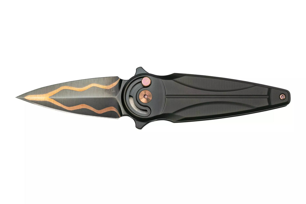 Fox Knives Saturn Carbon Copper Damascus – Kaviso, LLC