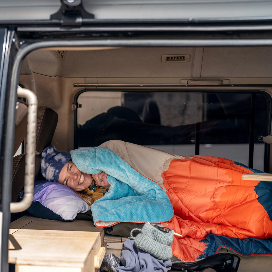 Rumpl Fleece Puffy Blanket 2P Teton Glow