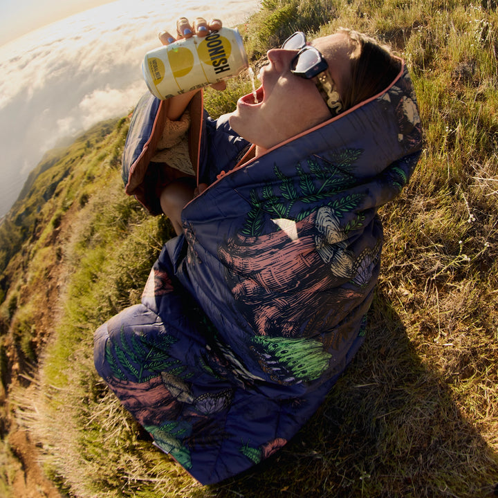 Rumpl Original Puffy Blanket 1P Forest Floor