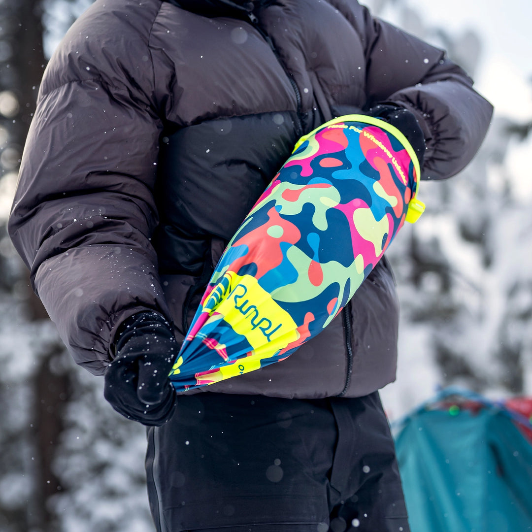 Rumpl Original Puffy Blanket 1P Hyper Abstraction