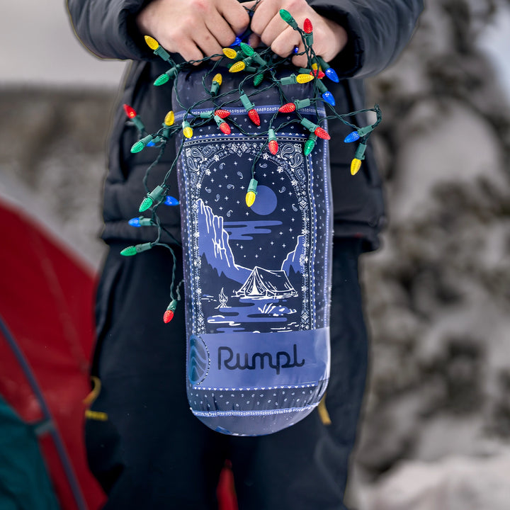 Rumpl Original Puffy Blanket 1P Midnight Mesa Bandana