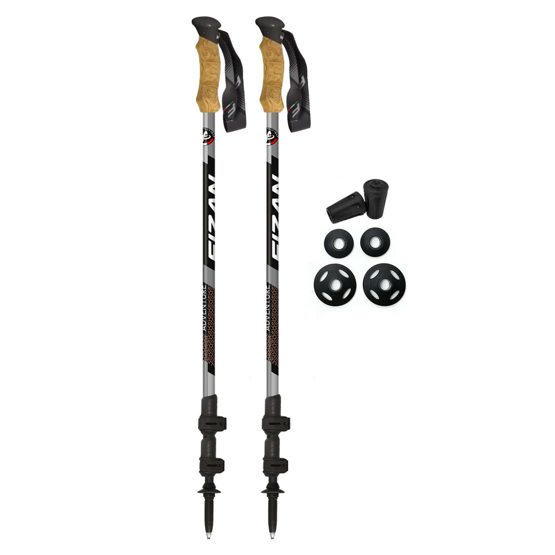 Fizan Adventure Lightweight Trekking Poles External Locking Mechanism
