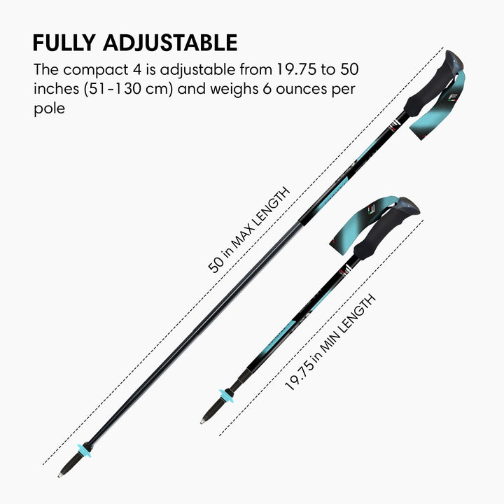 Fizan Compact 3 & 4 Trekking Poles