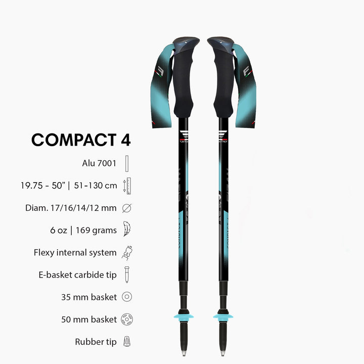 Fizan Compact 3 & 4 Trekking Poles