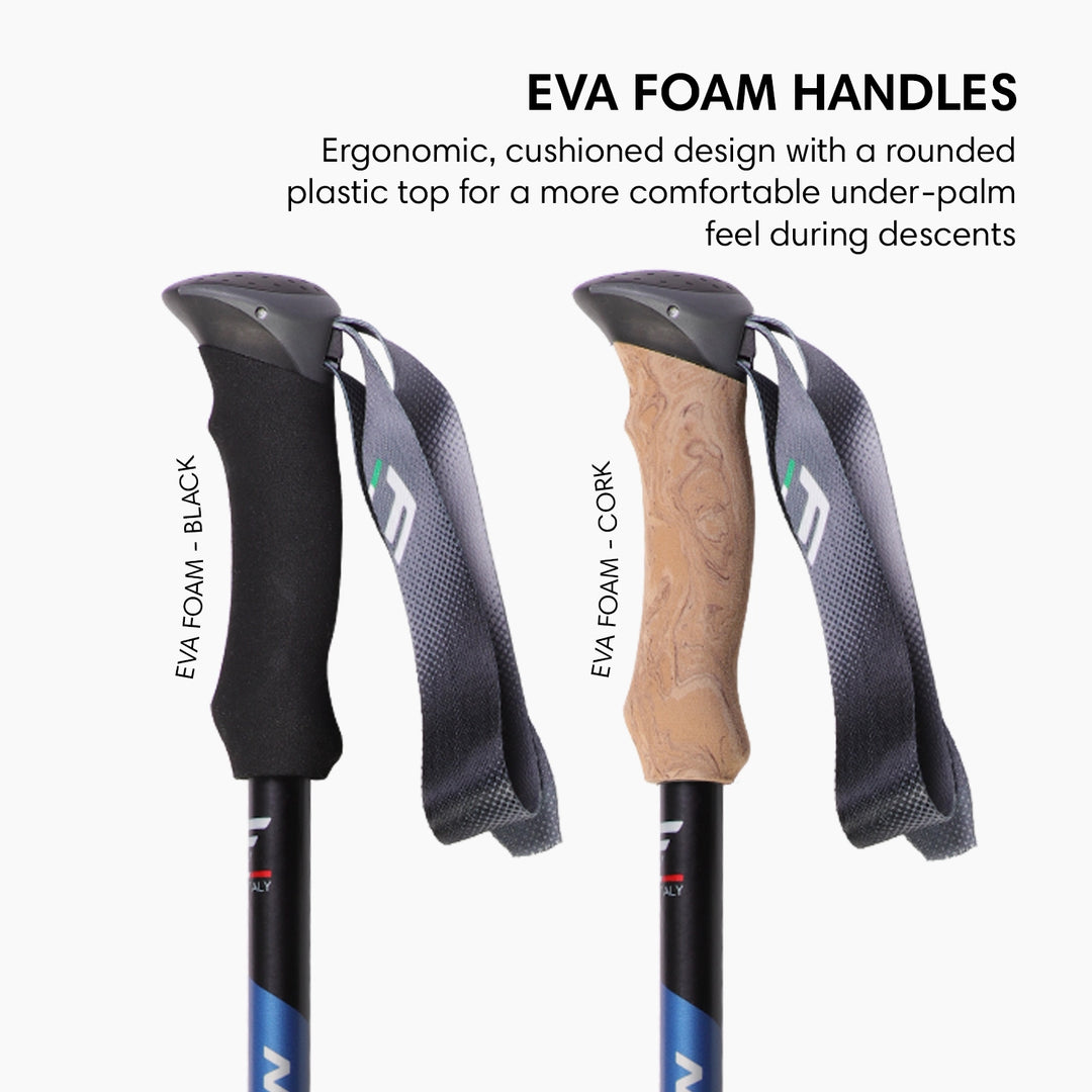 Fizan Compact 3 and 4 EVA Foam handles and grips for trekking poles ultralight backpacking hiking camping