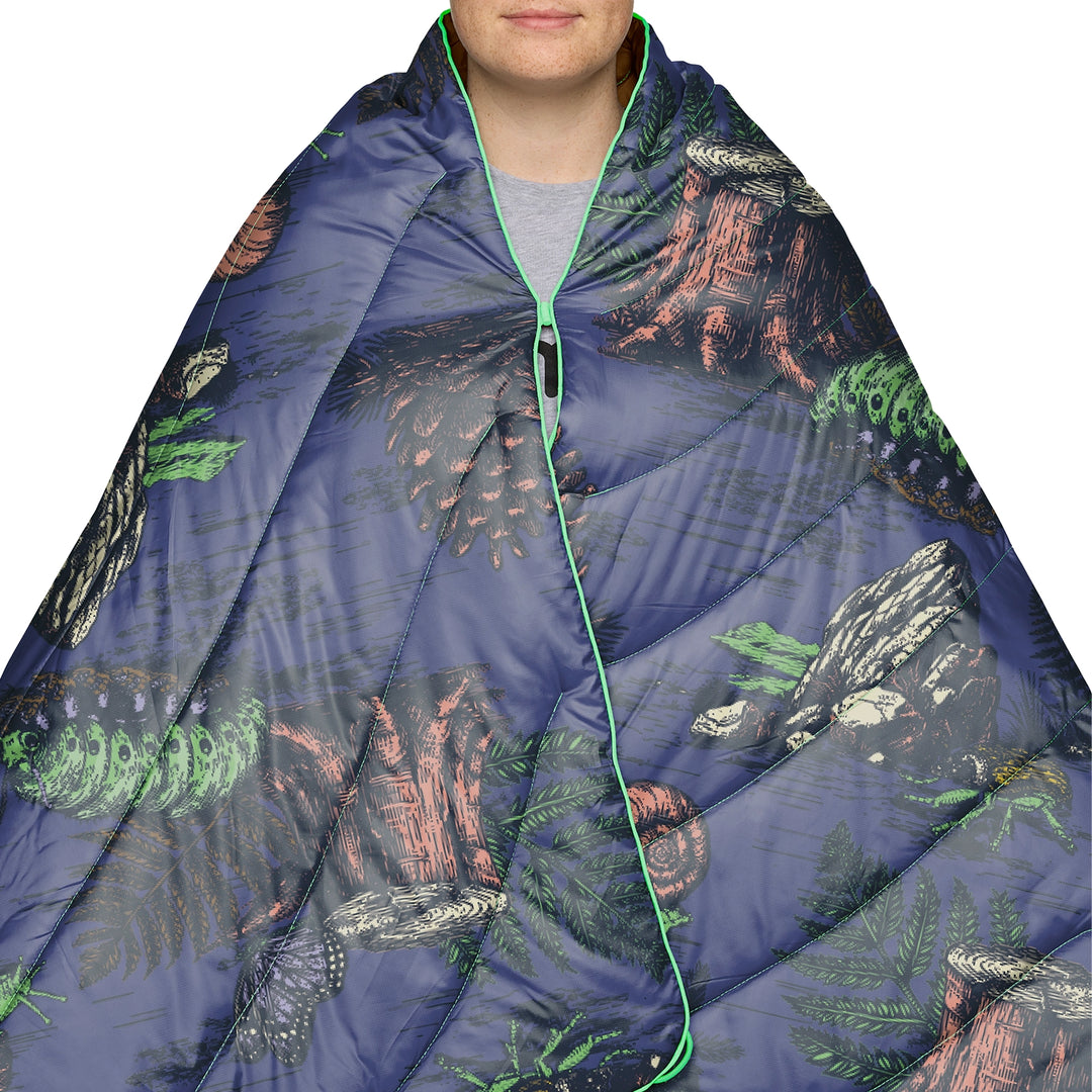 Rumpl Original Puffy Blanket 1P Forest Floor