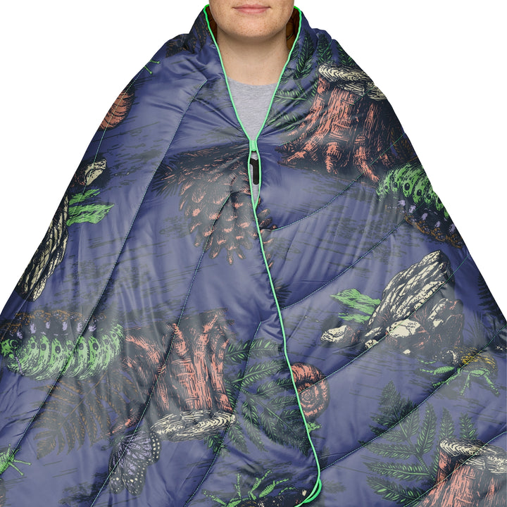 Rumpl Original Puffy Blanket 1P Forest Floor